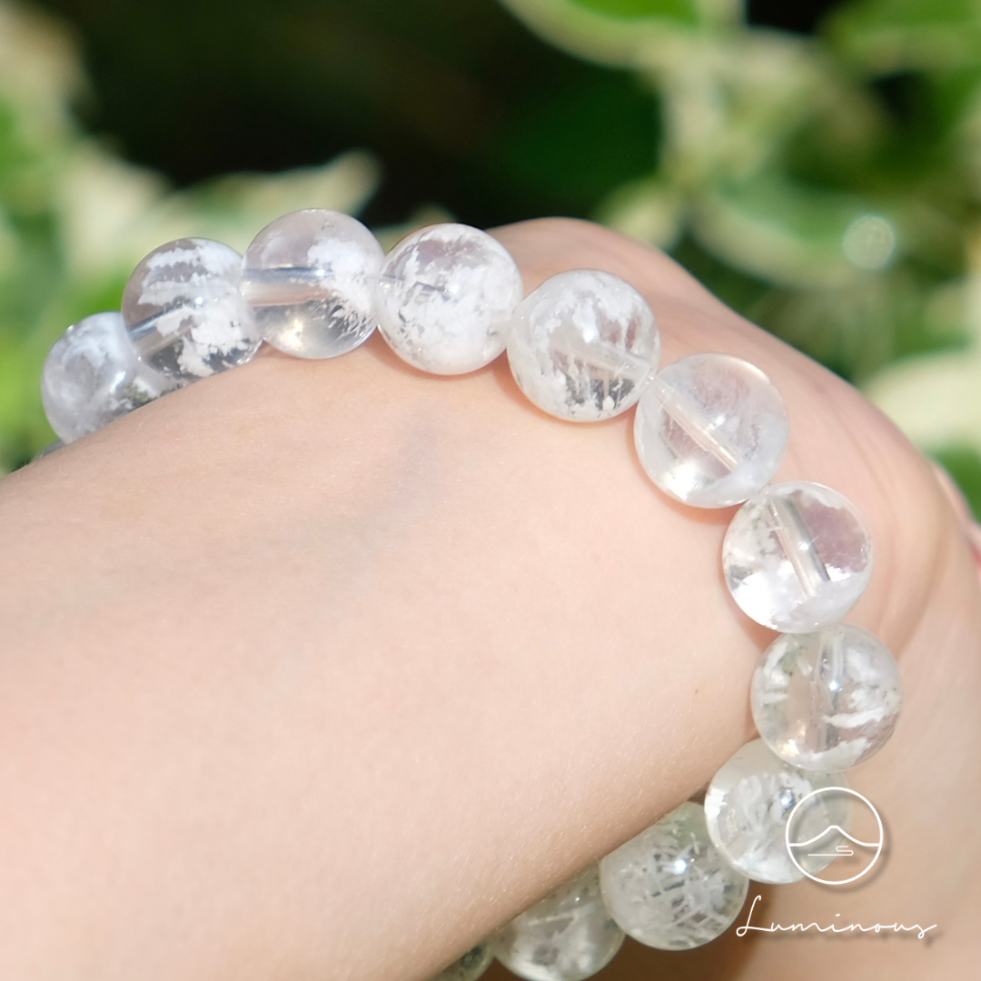 絲雲母 雪花幽靈(粉白兩色)