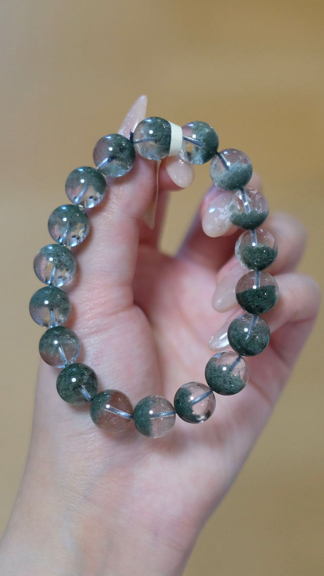 LS0340 高質素半盆綠幽靈(帶晶中晶)